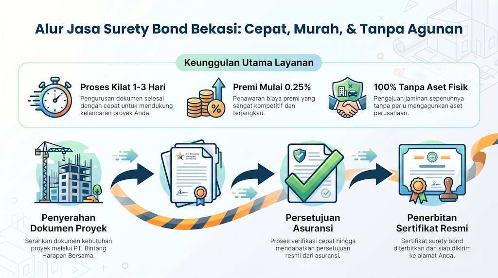 Jasa Surety Bond Bekasi: Panduan Lengkap Penjaminan Proyek Bersama PT. Bintang Harapan Bersama
